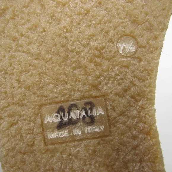 Aquatalia Wynter Suede & Shearling Platform Boots - Picture 7 of 8